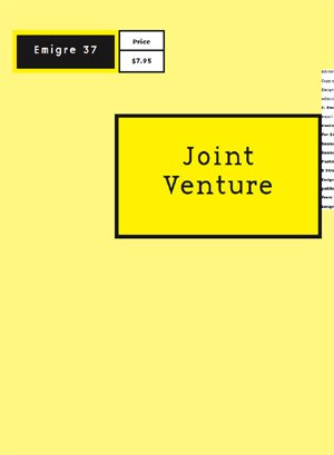 Emigre Magazine # 37 