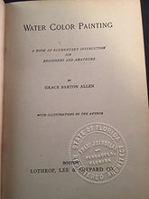 Load image into Gallery viewer, Water color painting,: A book of elementary instruction
