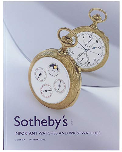 Important Watches, Wristwatches and Clocks June 8, 2006