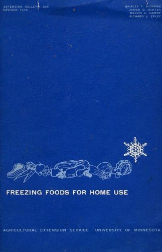Freezing Foods for Home Use : Extension Bulletin 244 Revised 1972