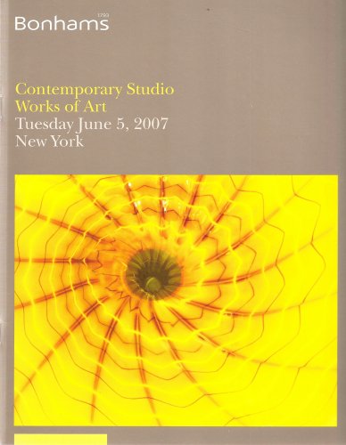 Bonhams & Butterfields Contemporary Studio Works of Art (Tuesday June 5, 2007 New York)