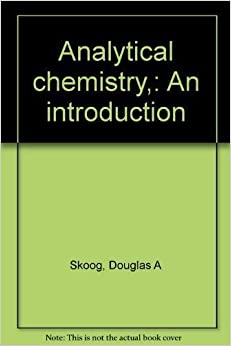 Analytical chemistry,: An introduction