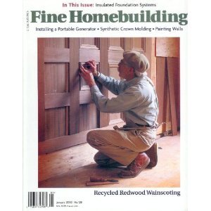 FINE HOMEBUILDING January 2000 No. 128 magazine back issue