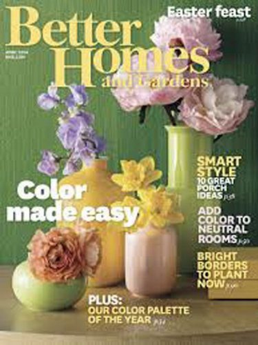 Better Homes and Gardens Magazine ~April 2014~ Easter Feast