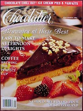 Chocolatier Magazine September 1995 Ice Cream Pies & Parfaits, A Chocolate Lover's Tour of Switzerland