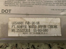 Load image into Gallery viewer, NIP, CHL FrontBumper Strip Molding Upper Chrom 3M tape fits LeSabre FWD (90-96)
