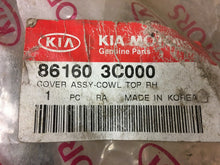 Load image into Gallery viewer, New/Other KIA 861603C000 GENUINE OEM COWL Top Right Cover-Black!
