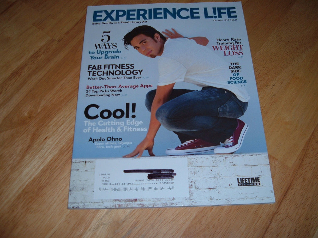 Apolo Ohno, Olympic Medialist, Experience Life magazine, October 2010 issue.