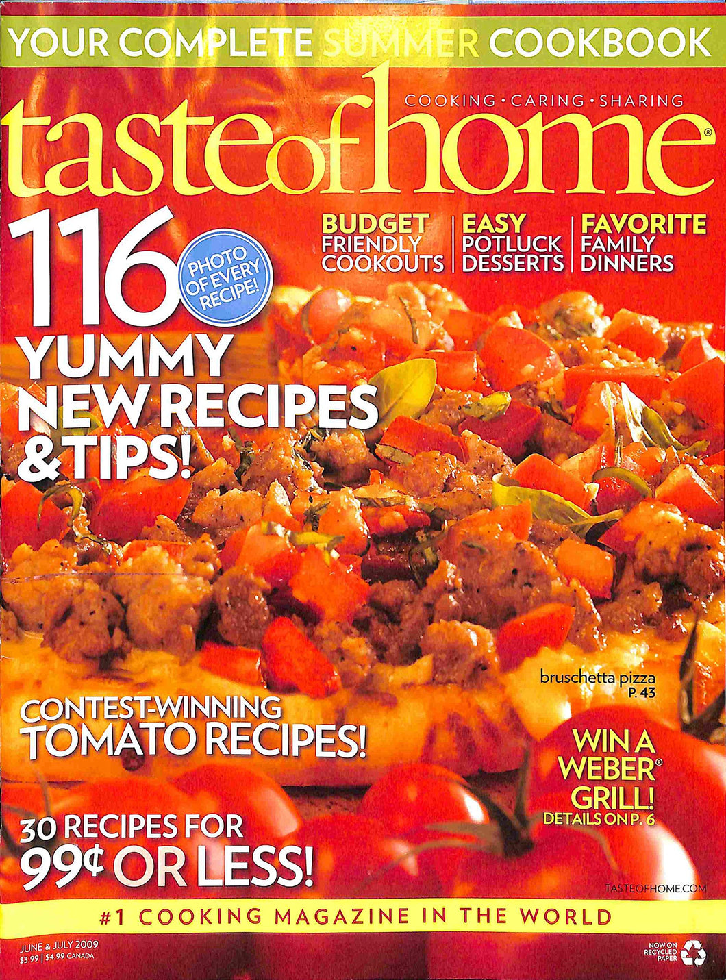 Better Home and Gardens Taste of Summer June 2009