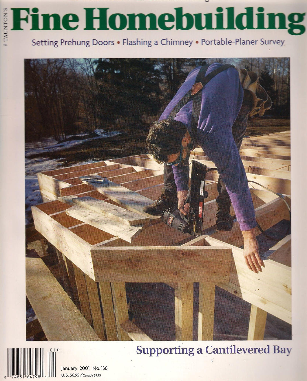 Taunton's Fine Homebuilding No. 136 January 2001 (In This Issue : Ten Common Wiring Problems)