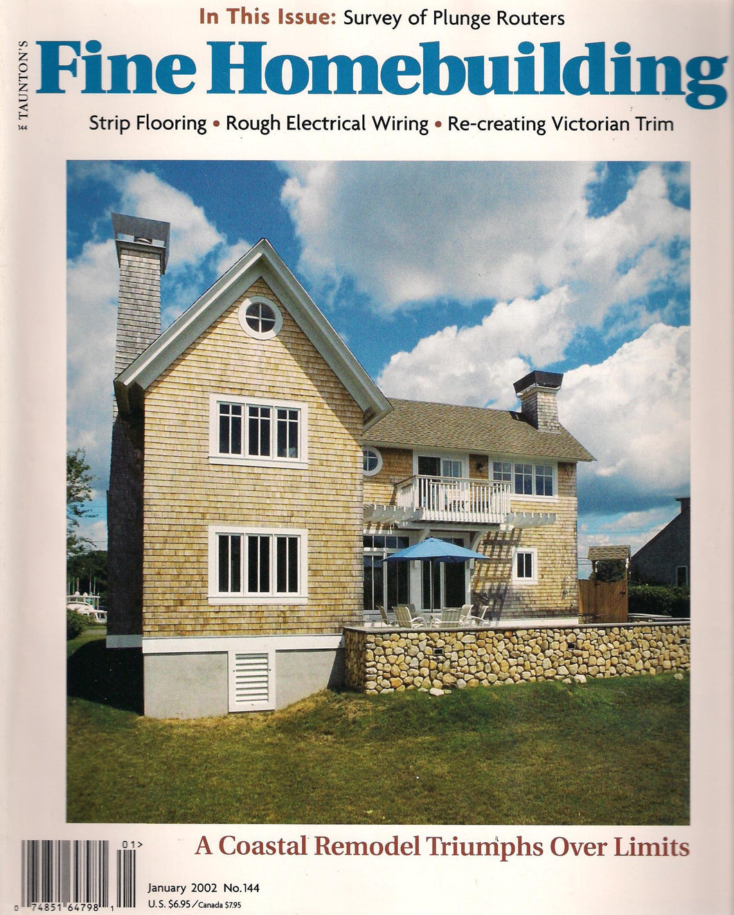 Taunton's Fine Homebuilding Magazine January 2002 (Single Issue Magazine No. 144)