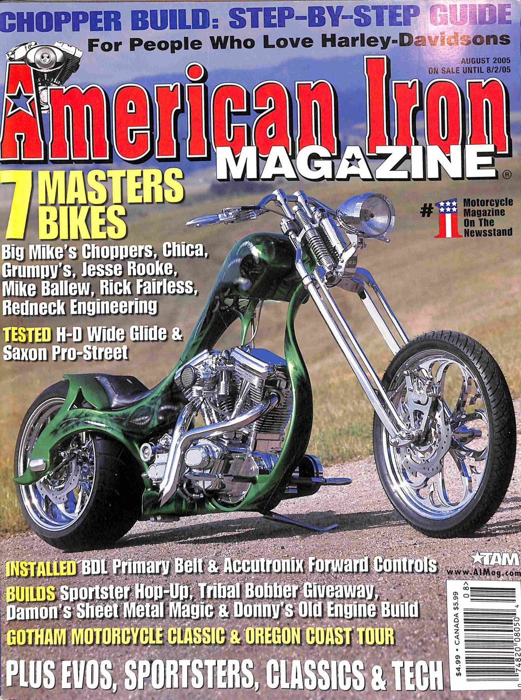 American Iron Magazine, August 2005