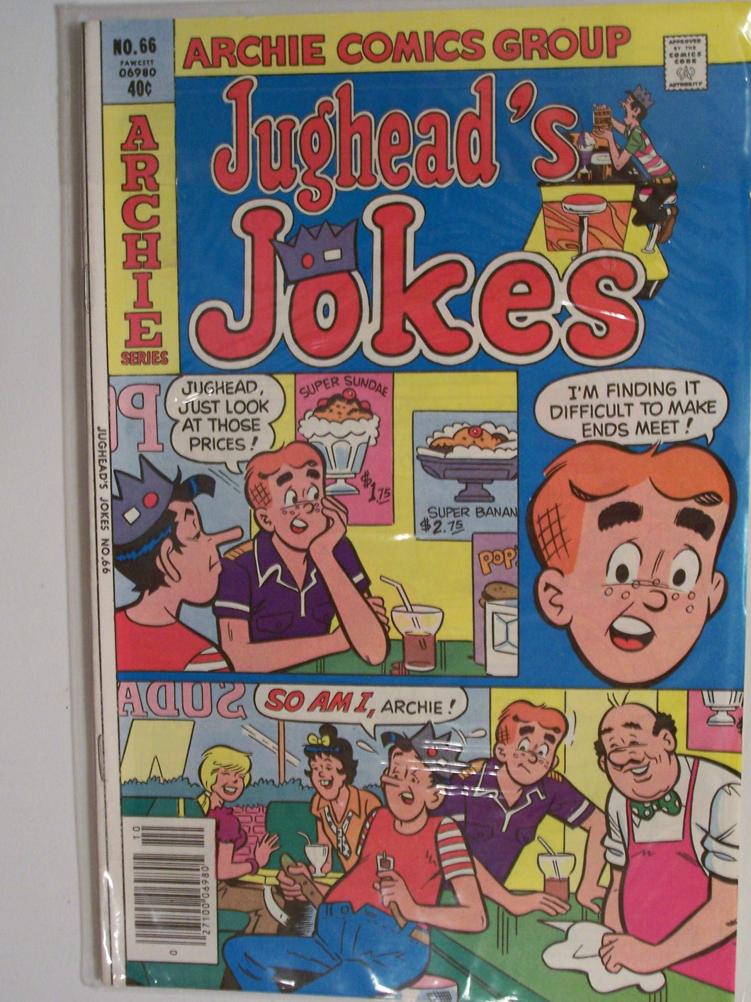 Jughead's Jokes Comic Book (News Blues, 66)
