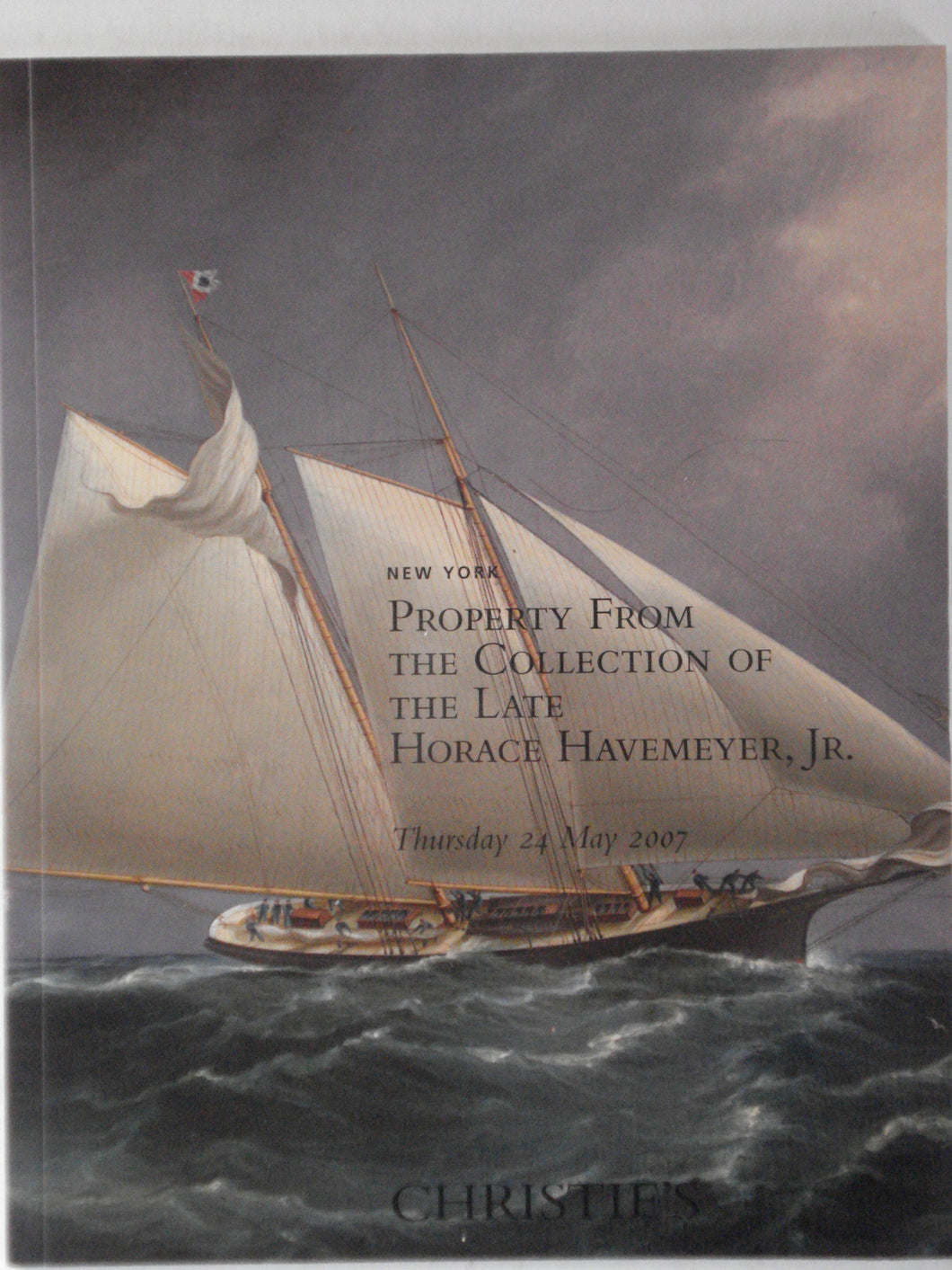 Property from the Collection of the Late Horace Havemeyer, Jr. Thursday May 24, 2007