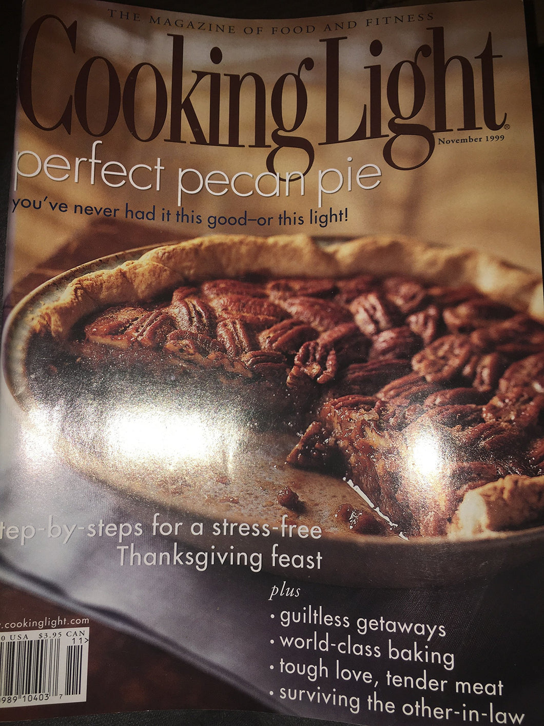 Cooking Light Magazine NOVEMBER 1999 VOL. 13, No. 9