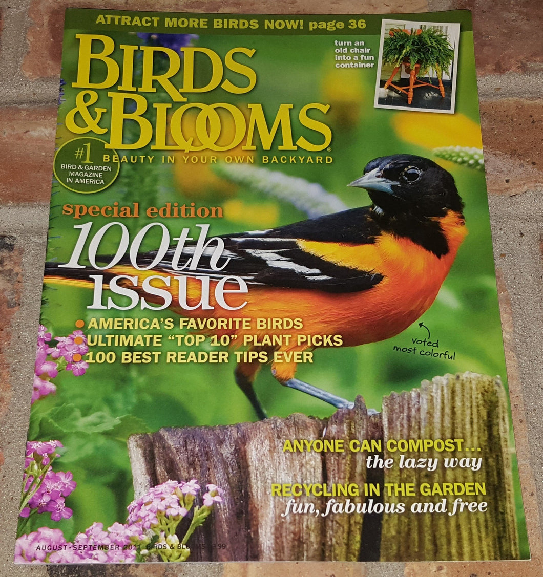 Birds and Blooms, August-September 2011 (Special Edition 100th Issue)